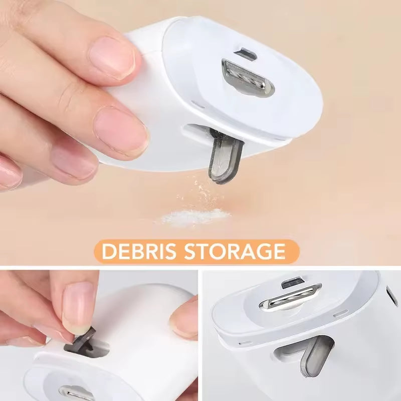 Zanzari NailEase™ – Elektrische Nageltrimmer & Manicuretool (USB-oplaadbaar)