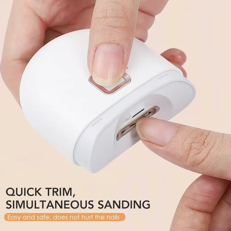 Zanzari NailEase™ – Elektrische Nageltrimmer & Manicuretool (USB-oplaadbaar)