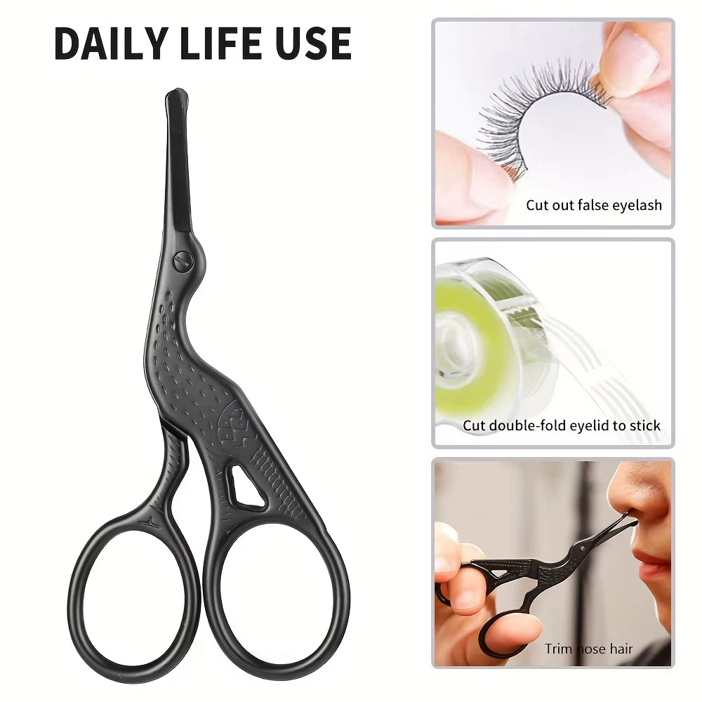 Zanzari PrecisionScissors™ – RVS Rondkop Schaar voor Neus, Oren, Wenkbrauwen & Baard
