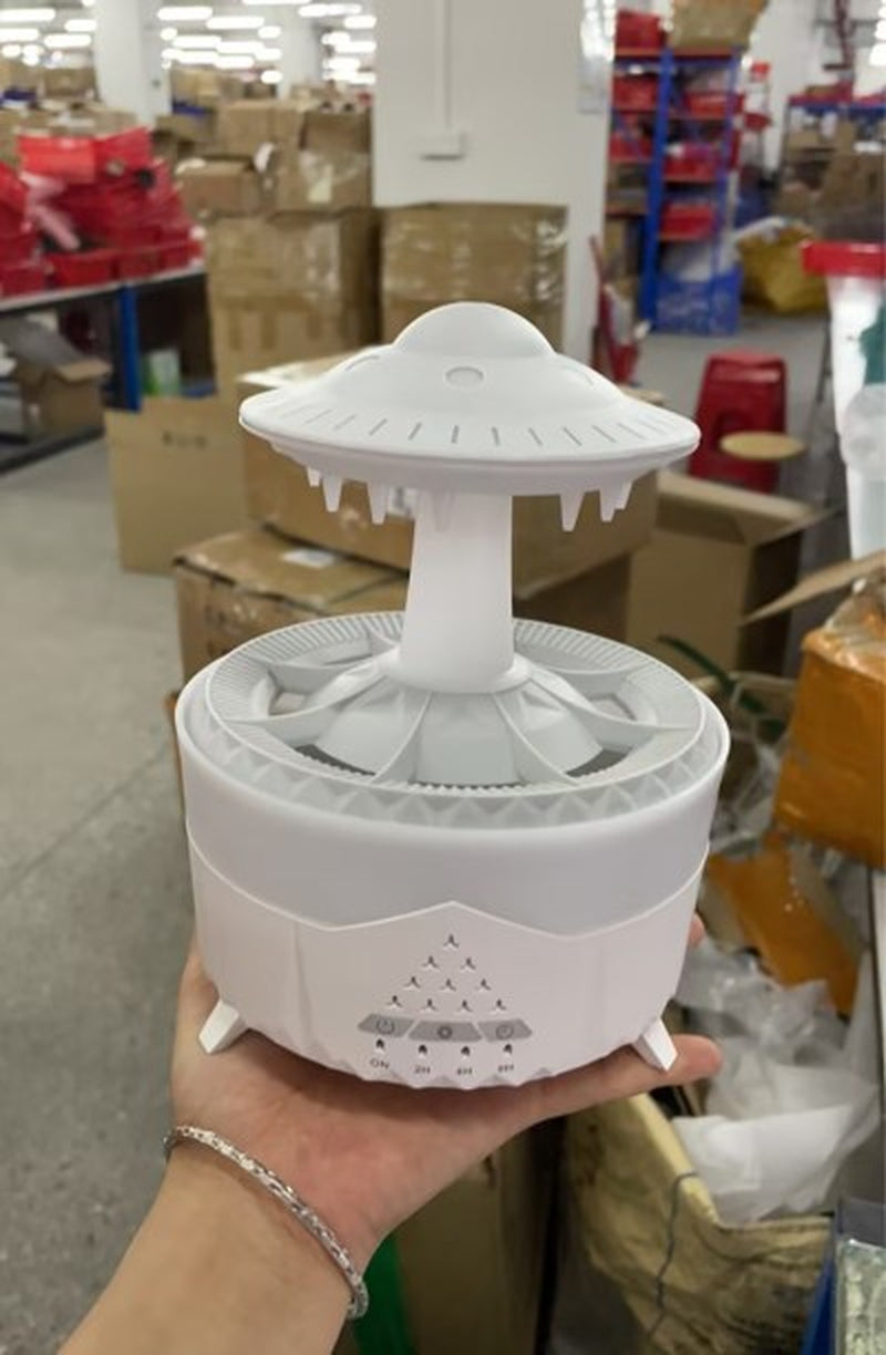 Zanzari RainCloud™ – UFO Aromatherapie Luchtbevochtiger & LED Nachtlamp