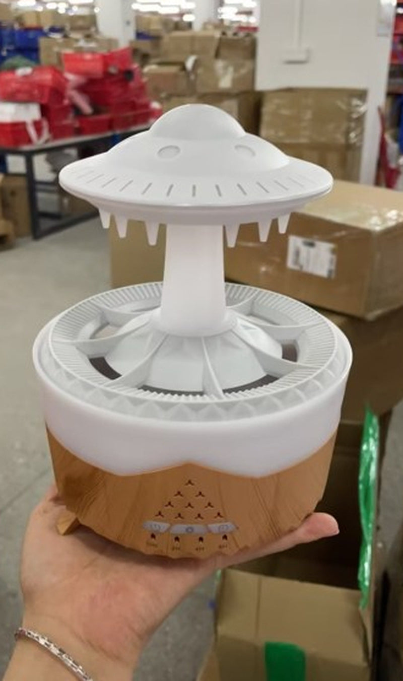 Zanzari RainCloud™ – UFO Aromatherapie Luchtbevochtiger & LED Nachtlamp