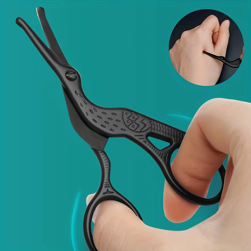 Zanzari PrecisionScissors™ – RVS Rondkop Schaar voor Neus, Oren, Wenkbrauwen & Baard