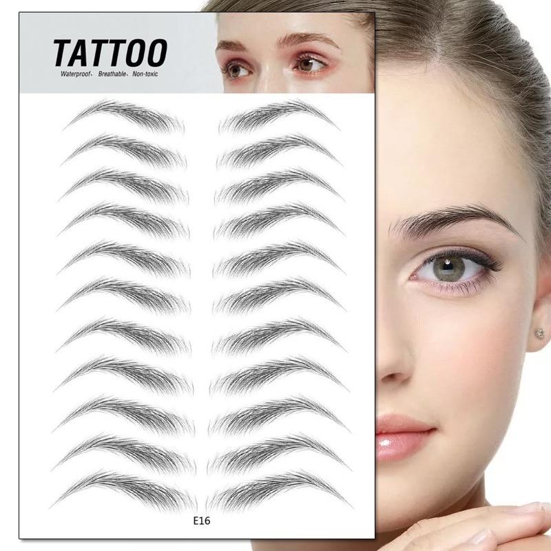 Zanzari 4D Waterproof Wenkbrauw Tattoos – Natuurlijke Brows in Seconden