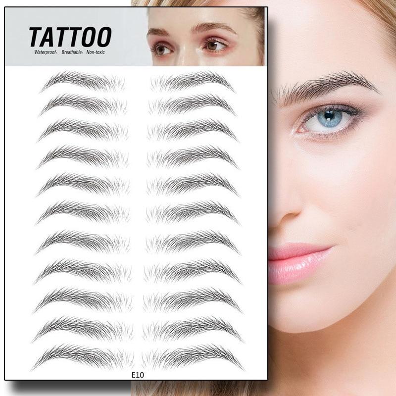 Zanzari 4D Waterproof Wenkbrauw Tattoos – Natuurlijke Brows in Seconden