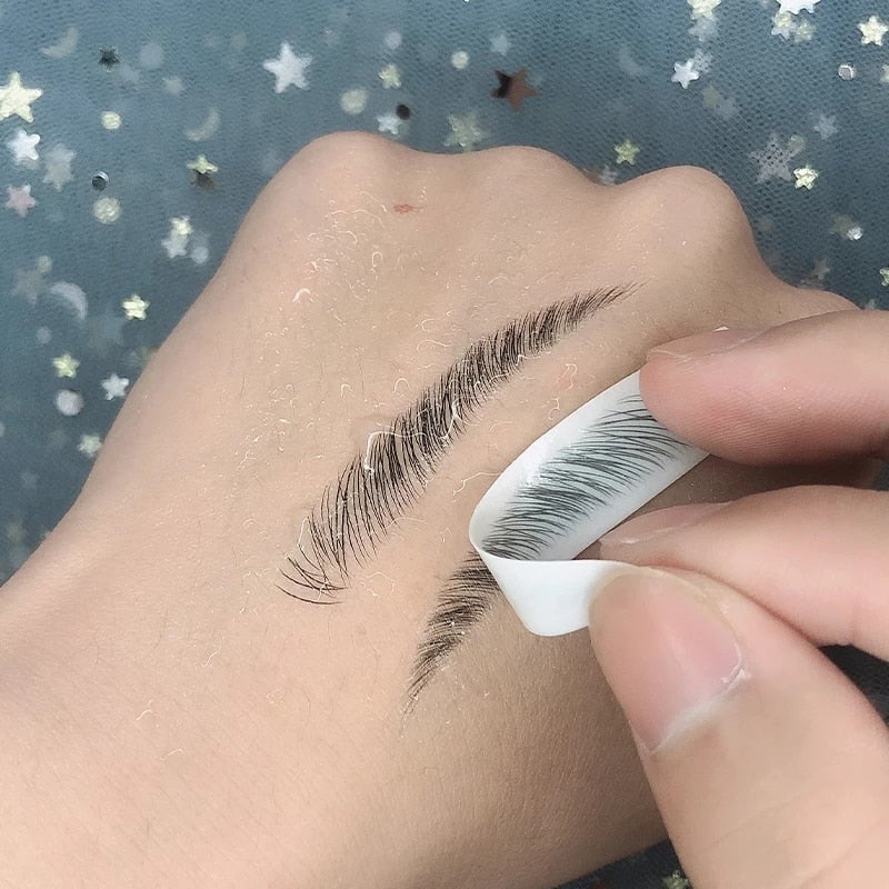 Zanzari 4D Waterproof Wenkbrauw Tattoos – Natuurlijke Brows in Seconden