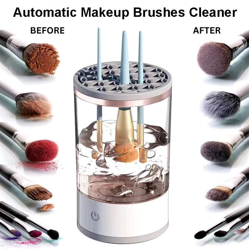 Zanzari BrushyClean™ – Elektrische Make-up Kwastenreiniger & Droger (USB-oplaadbaar)