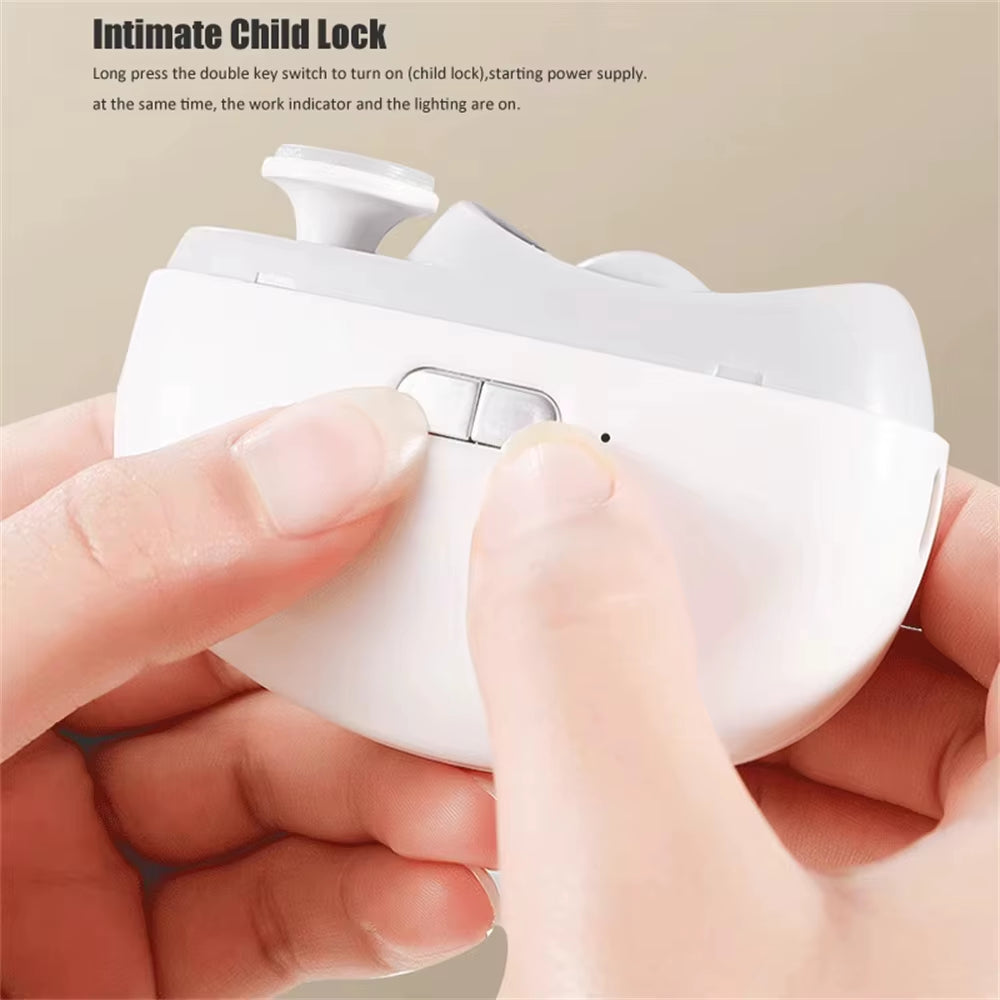 Zanzari NailEase™ – Elektrische Nageltrimmer & Manicuretool (USB-oplaadbaar)
