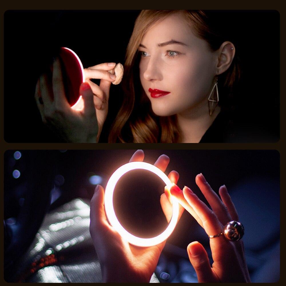 Zanzari LED Make-up Spiegel – Oplaadbaar & Handzaam met Vergroting