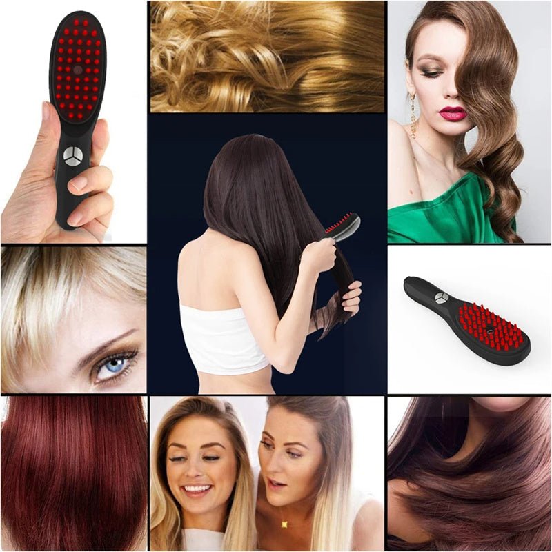 Zanzari Red Light Scalp Comb – Anti-Haaruitval & Haargroei Stimulator