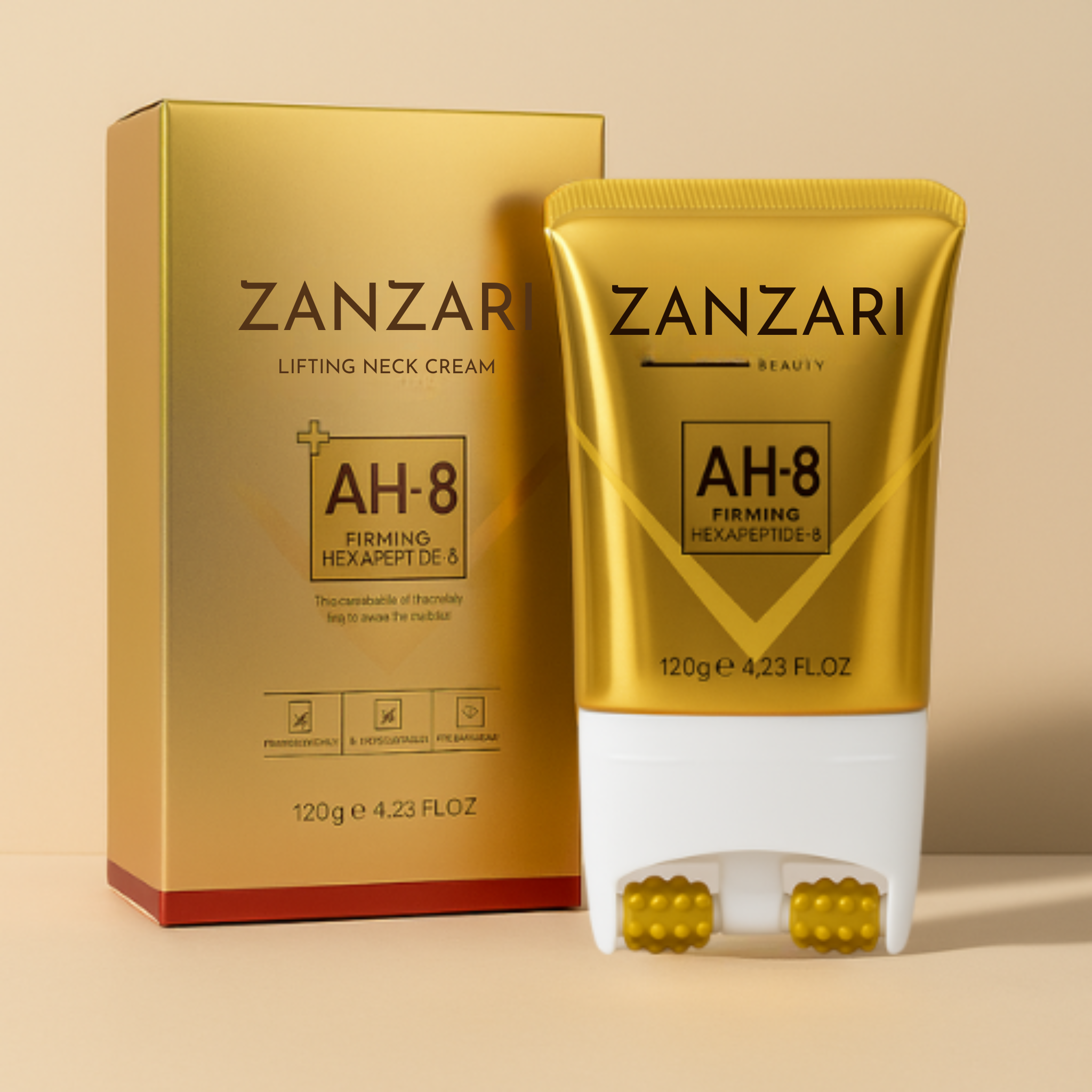 Zanzari FirmLift™ – Verstevigende Nekcrème met Massage Roller