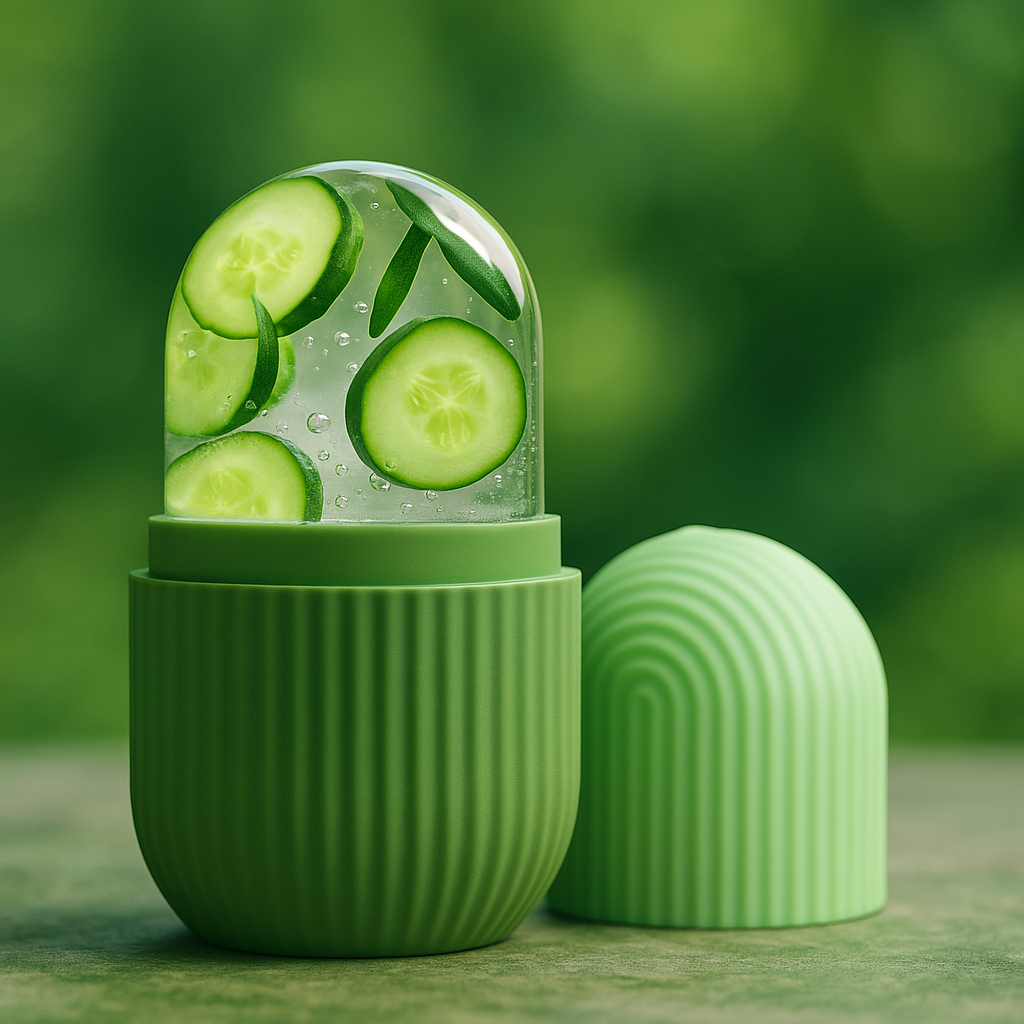 Zanzari ChillGlow™ – IJskoude Massage Roller voor Stralende Huid