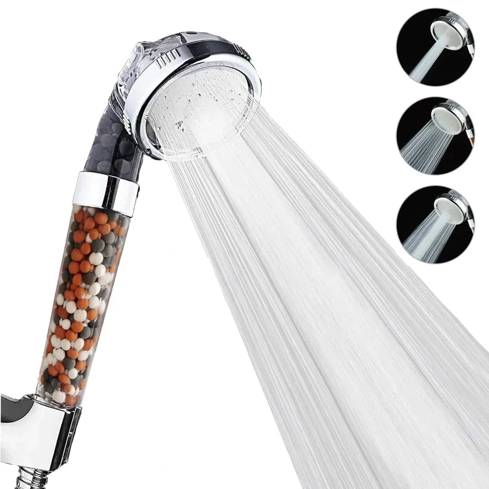 Zanzari HydroSpa™ 3-in-1 Douchekop – Hoge Druk & Waterbesparend met Anionenfilter