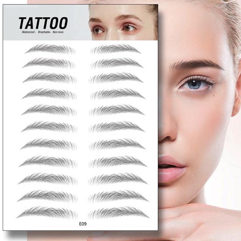 Zanzari 4D Waterproof Wenkbrauw Tattoos – Natuurlijke Brows in Seconden