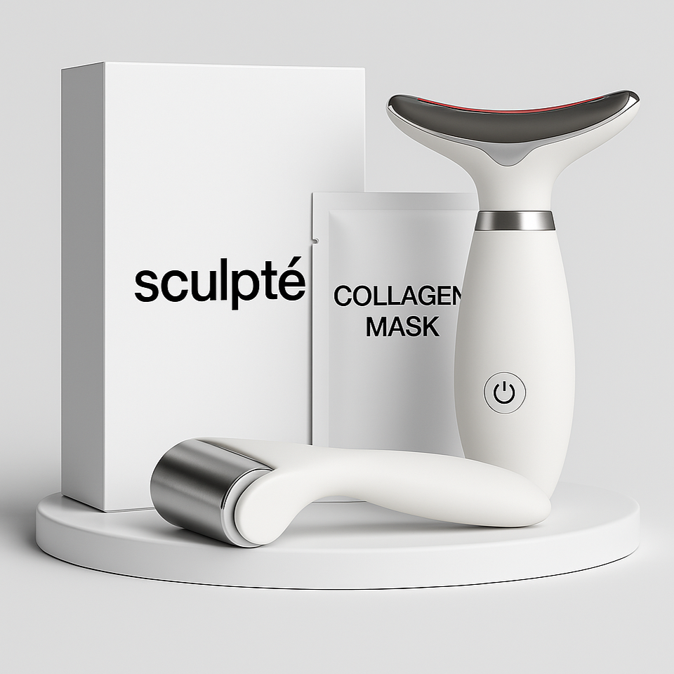 Sculpté™ Face Sculpting Set – 3-in-1 Lifting & Glow Bundle voor Thuisgebruik