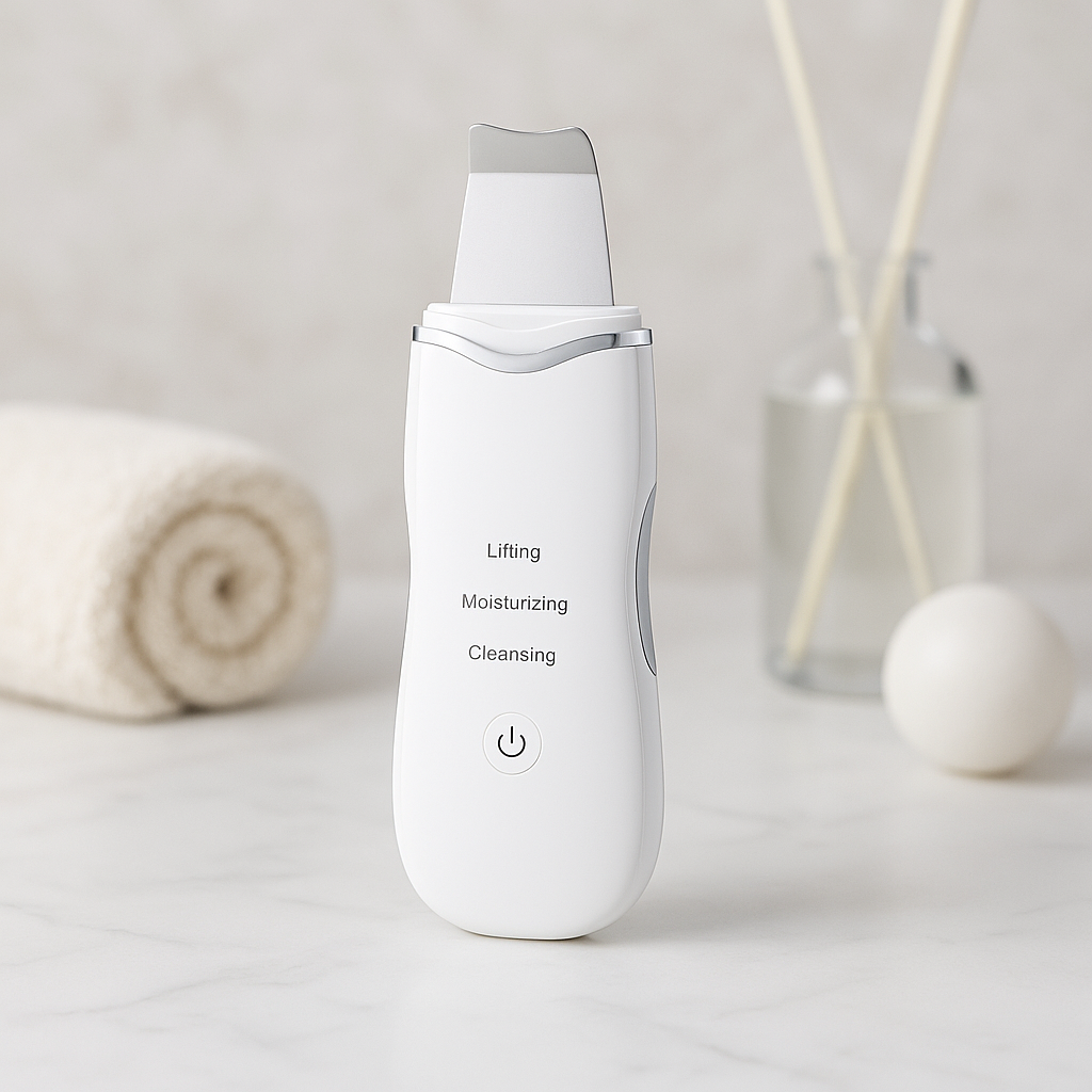 Zanzari GlowSonic™ – Diepe Gezichtsreiniger & Ultrasone Scrubber
